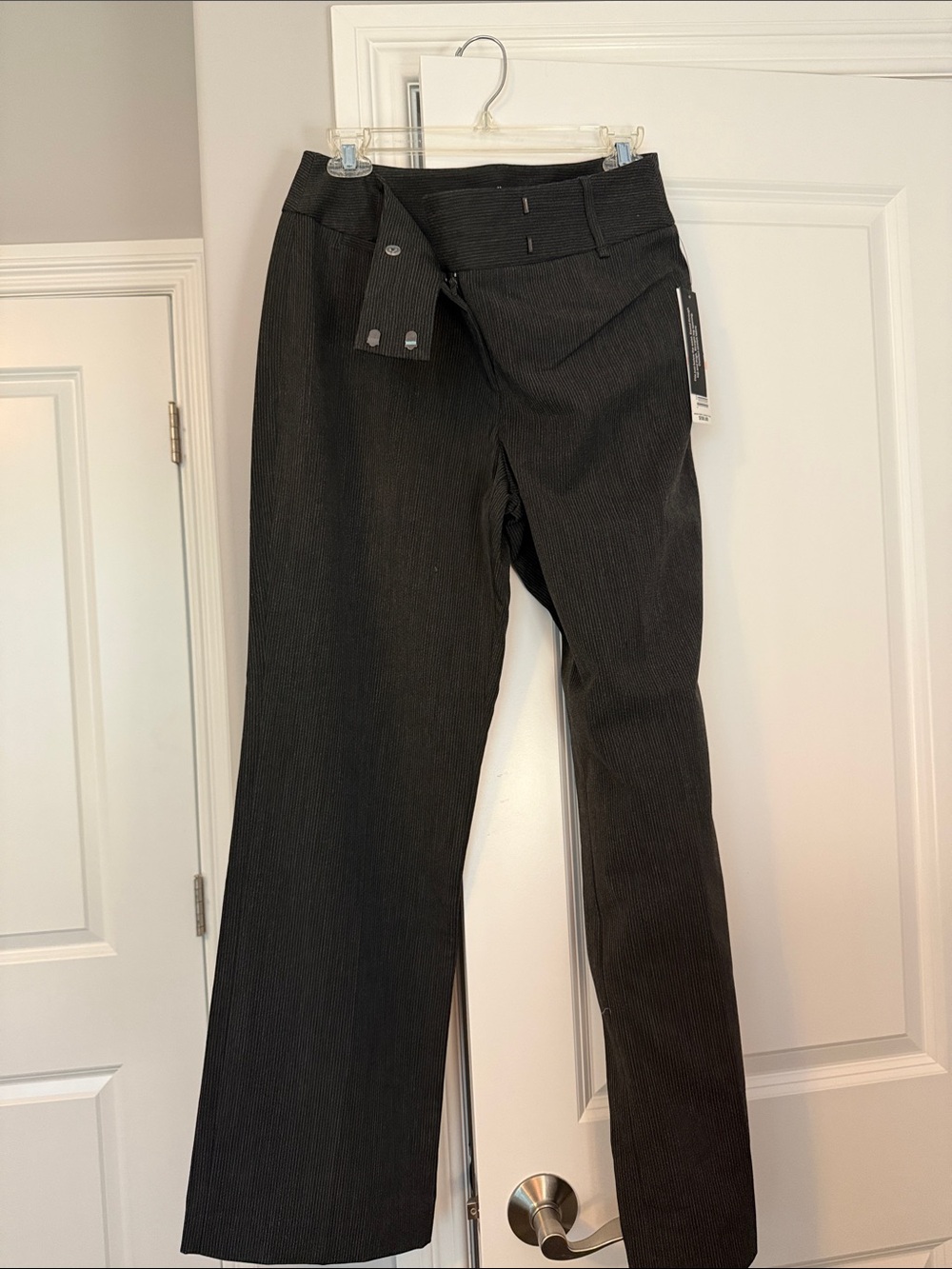 Rafaella Black Wide-Leg Flare Jeans